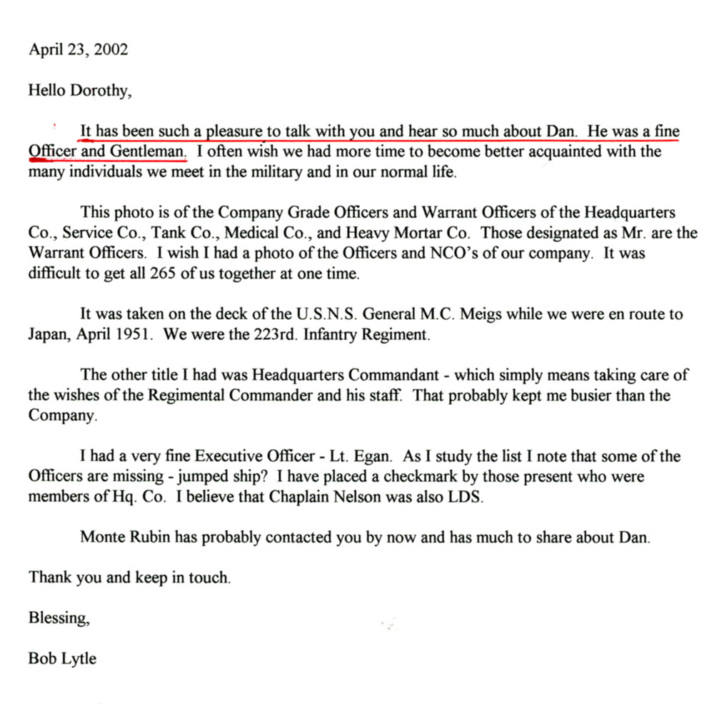 Lt. Colonel Bob Lytle